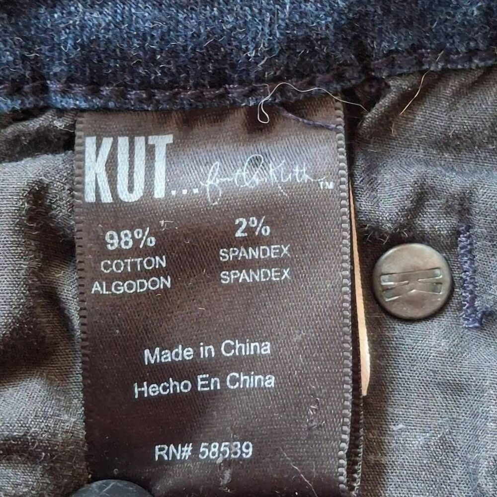 Kut From The Kloth Denim Bermuda Shorts Size 4 | Mid Rise Stretch Jean Shorts | - Picture 8 of 8